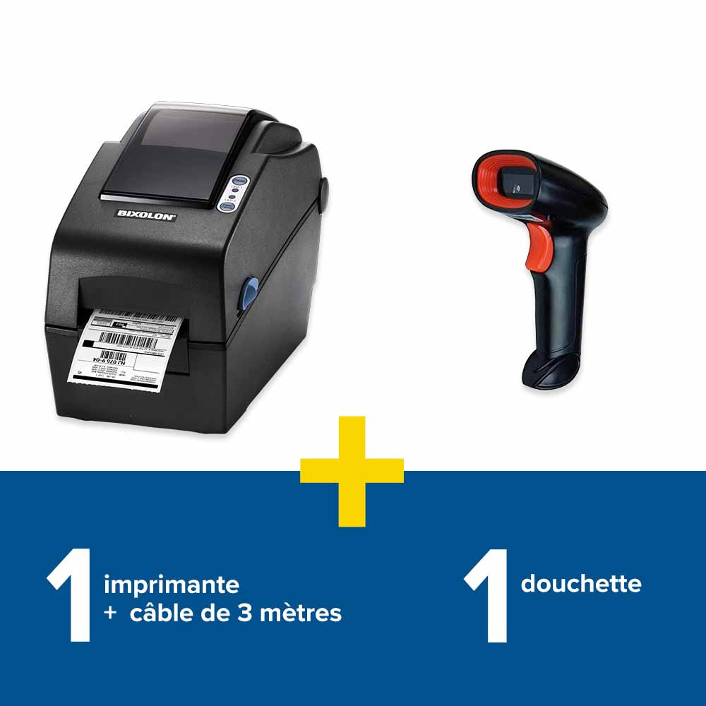 1 imprimante + 1 douchette