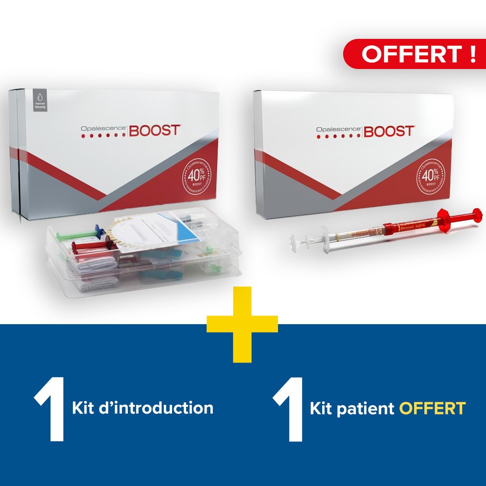 1 kit intro Opalescence Boost + 1 kit patient offert