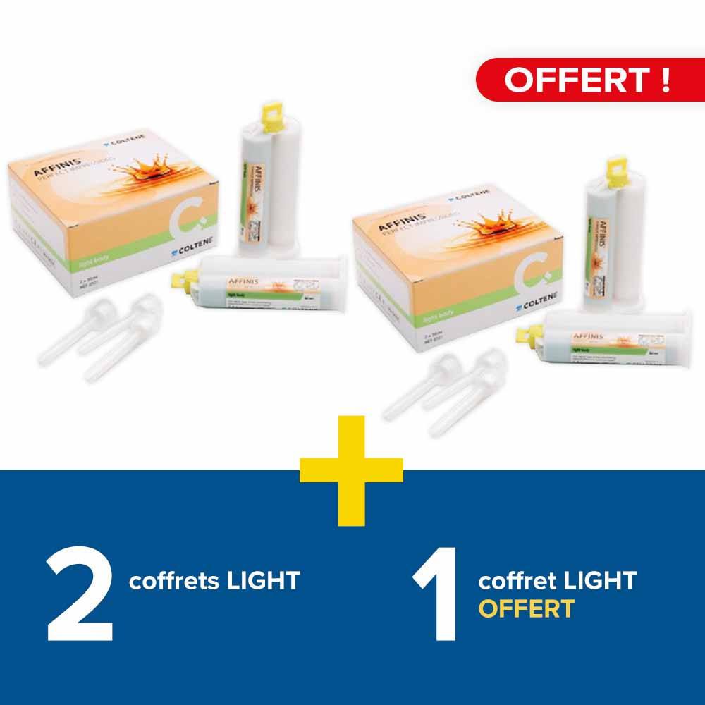 2 coffrets Affinis Light + 1 coffret offert