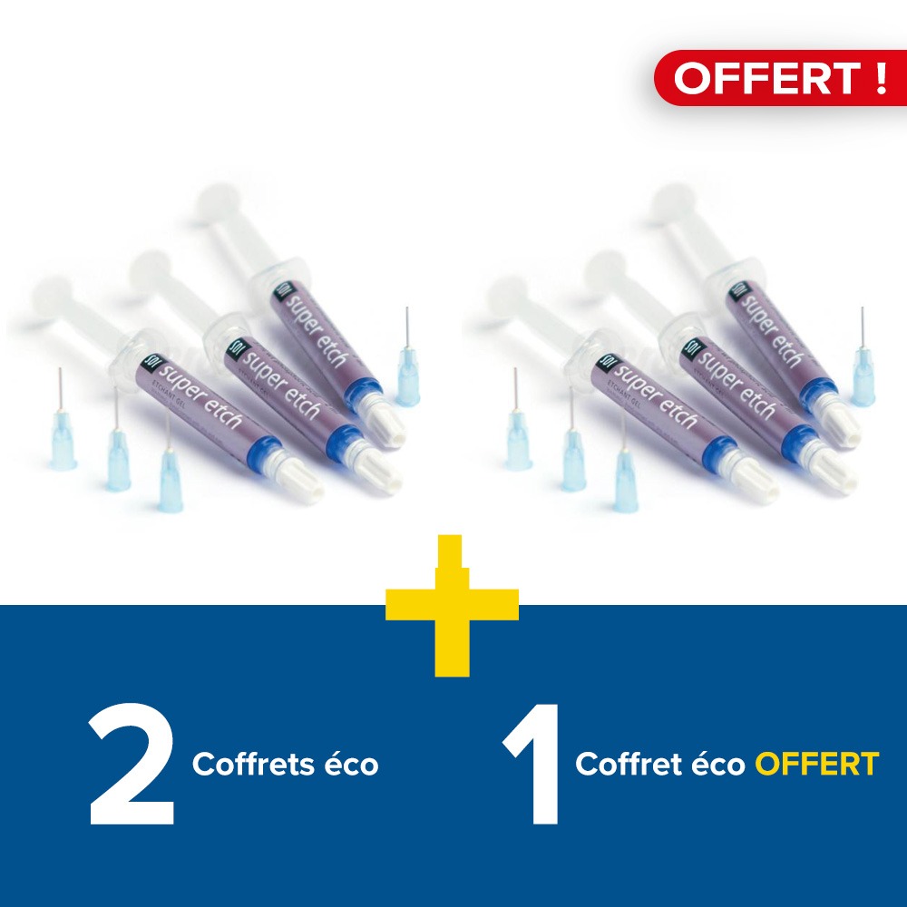 2 coffrets éco Super Etch 37% + 1 coffret offert