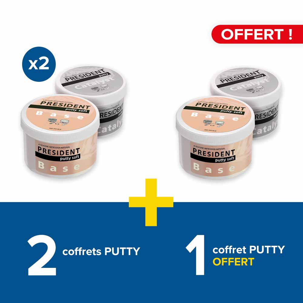 2 coffrets Putty President The Original Coltene + 1 coffret offert