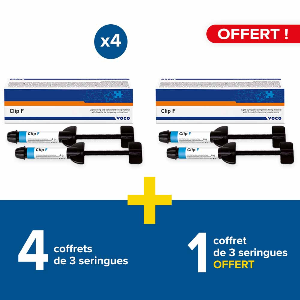 4 coffrets 1283 Clip F Voco + 1 coffret offert
