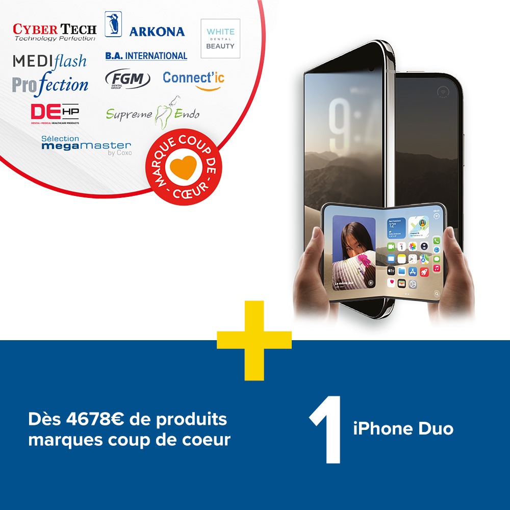 4678€ de produits marques coup de coeur + 1 iPhone Duo