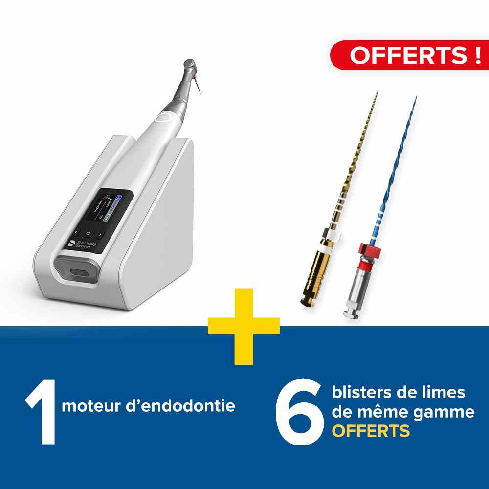 1 moteur XSmart Go sans fil + 6 blisters de limes offerts (de même gamme)
